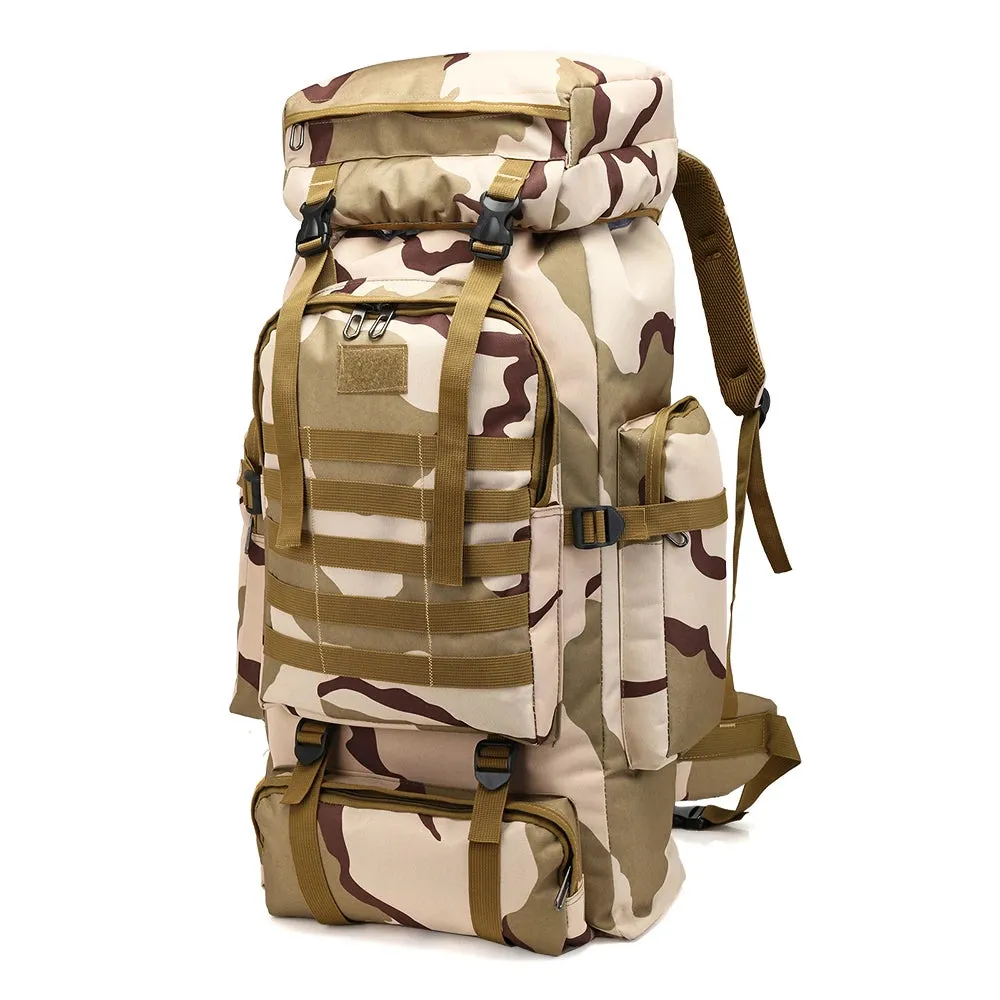 Tactical Military Backpack - Waterproof Rucksack for Outdoor Adventures