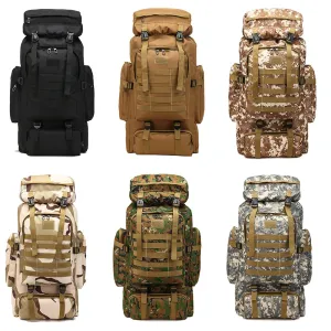 Tactical Military Backpack - Waterproof Rucksack for Outdoor Adventures