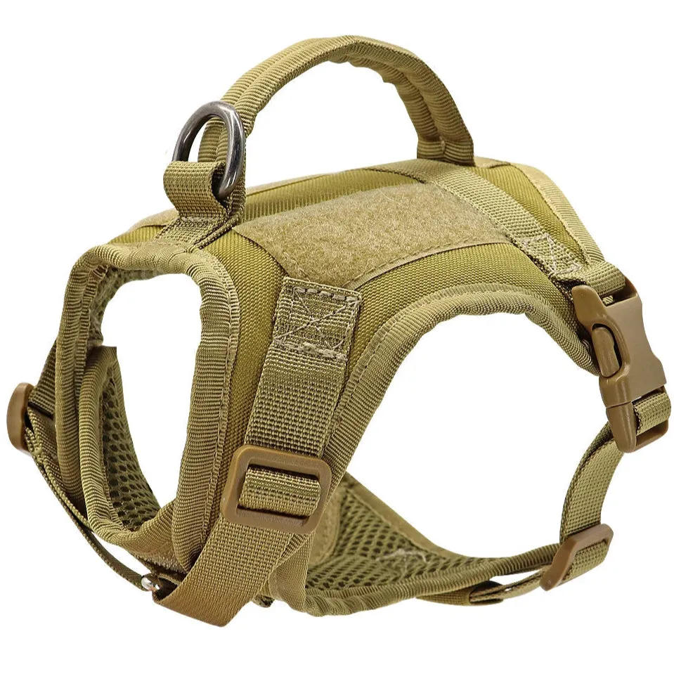 Tactical Nylon Cat Harness with Handle