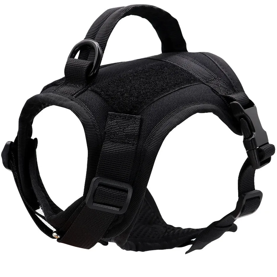 Tactical Nylon Cat Harness with Handle