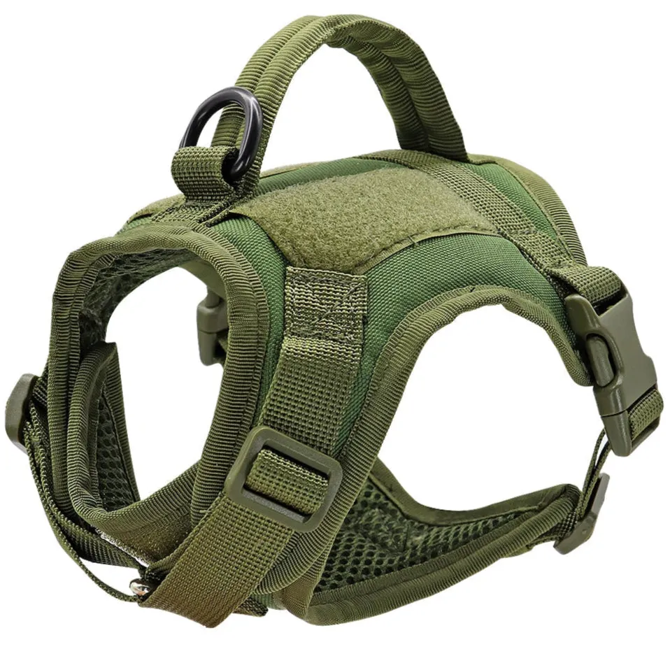 Tactical Nylon Cat Harness with Handle
