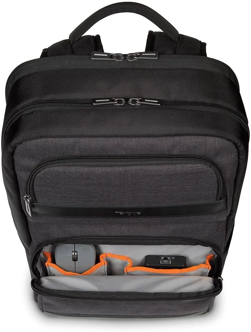 Targus TSB912EU CitySmart Sac à dos pour ordinateur portable 12,5''-15,6'' - Noir/Gris