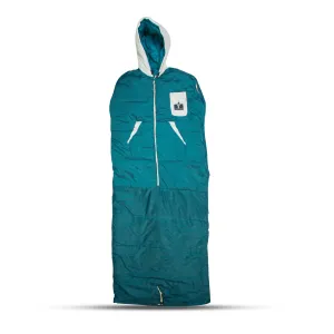 Teal/White Wearable Sleeping Bag