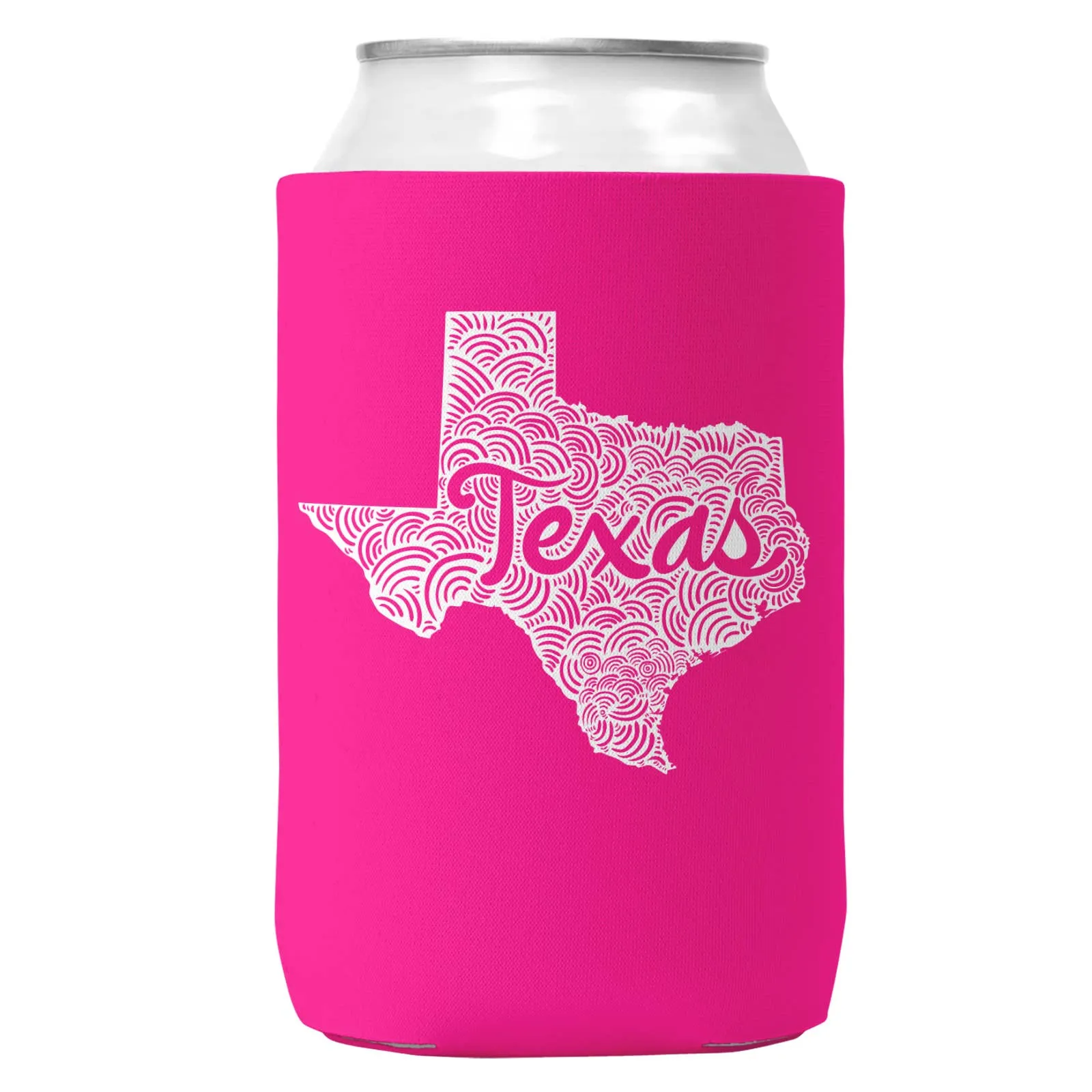 Texas Can Coozie Cooler for 12oz Cans | Texas State Koozie