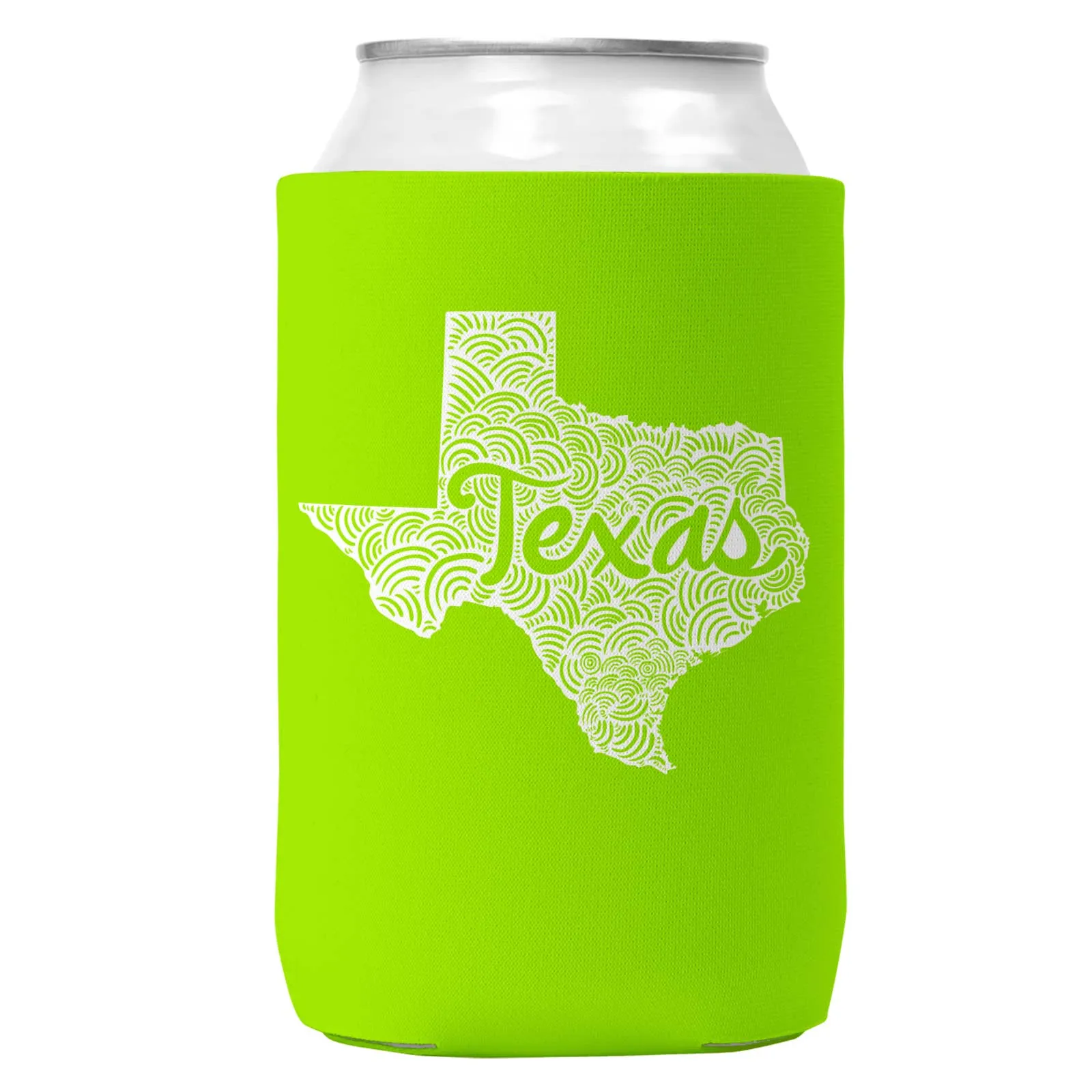 Texas Can Coozie Cooler for 12oz Cans | Texas State Koozie