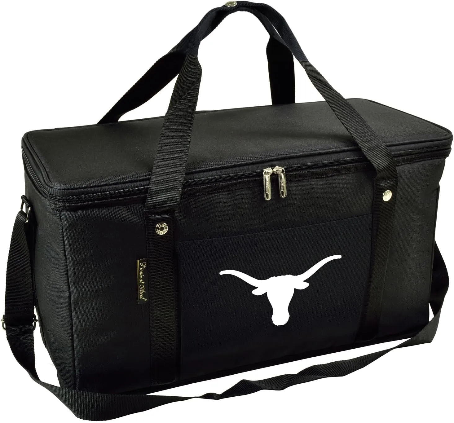 Texas University Licensed Longhorns 64 Can Capacity Semi Rigid Collapsible Leakproof Cooler- Designed & Quality Approved in The US
