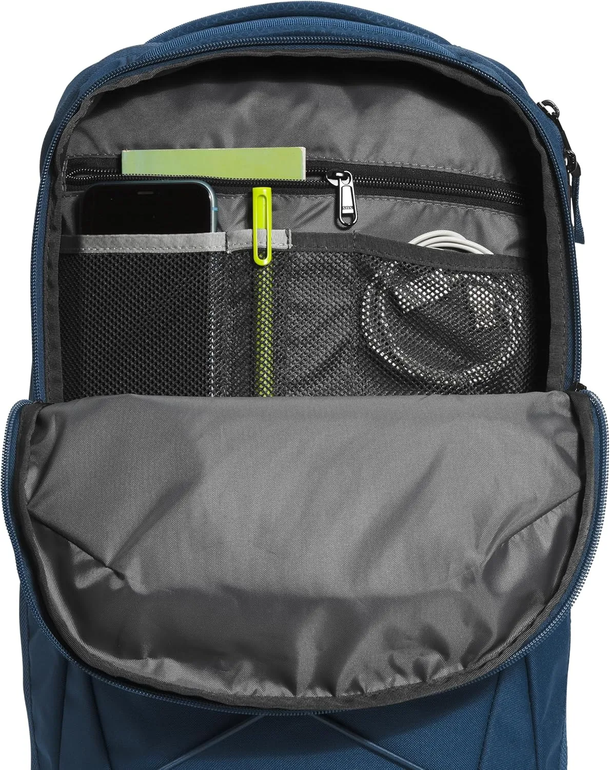 THE NORTH FACE Jester Everyday Laptop Backpack - NPF, Shady Blue/TNF White-NPF, One Size