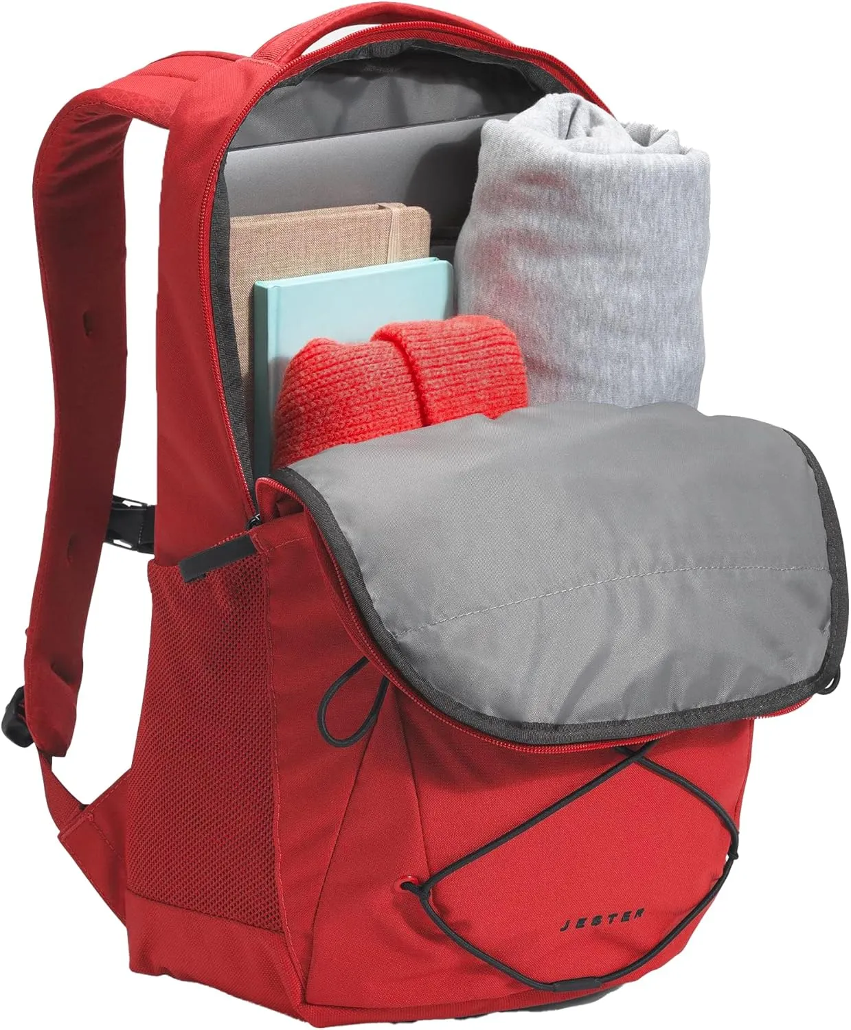THE NORTH FACE Jester Everyday Laptop Backpack, TNF Red/TNF Black, One Size
