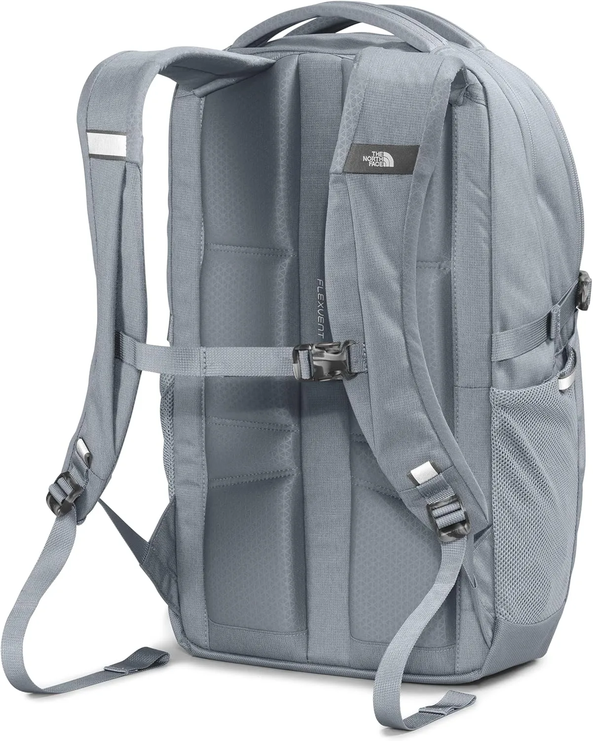 THE NORTH FACE Pivoter Everyday Laptop Backpack - NPF, Mid Grey Dark Heather/TNF Black-NPF, One Size