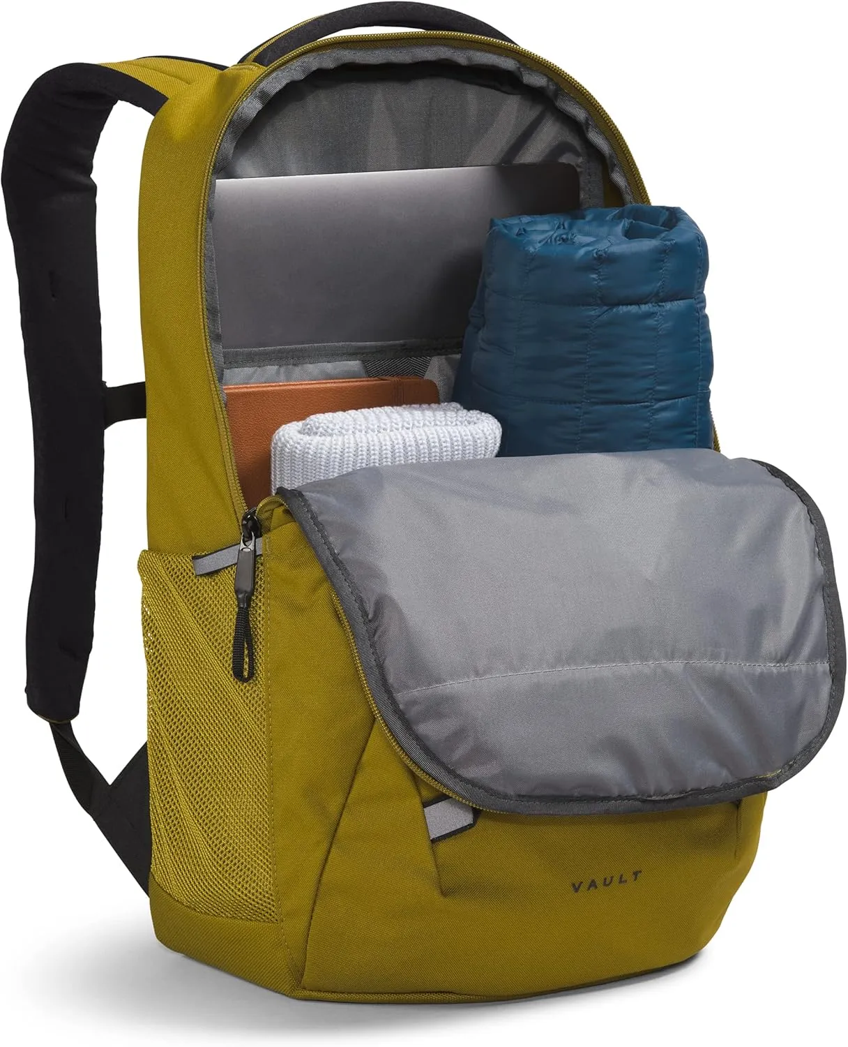 THE NORTH FACE Vault Everyday Laptop Backpack, Sulphur Moss/TNF Black, One Size