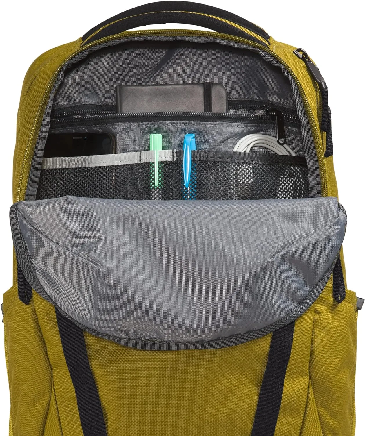 THE NORTH FACE Vault Everyday Laptop Backpack, Sulphur Moss/TNF Black, One Size