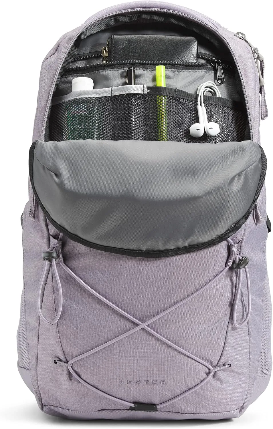 THE NORTH FACE Women's Jester Everyday Laptop Backpack, Minimal Grey Dark Heather/Minimal Grey, One Size