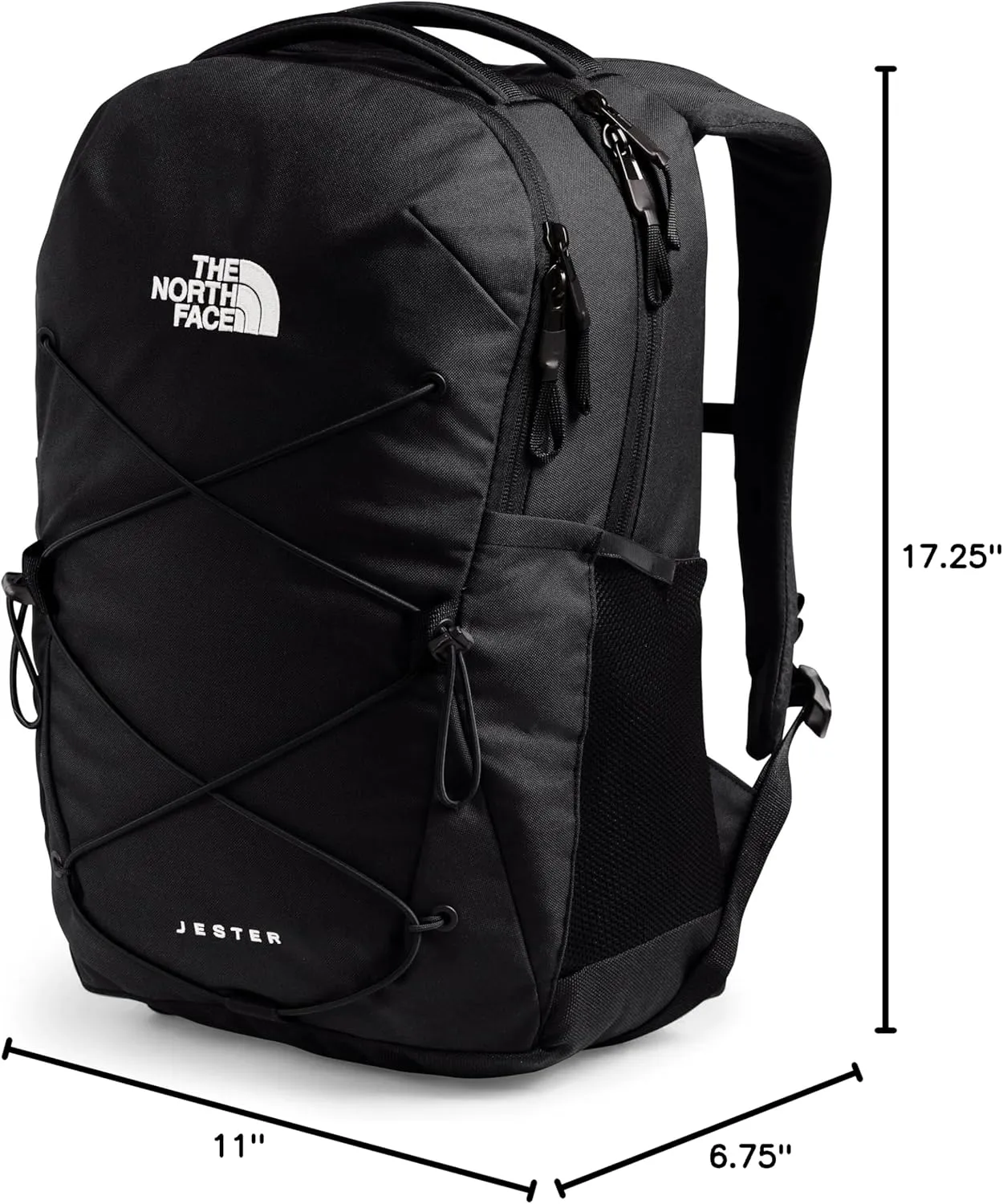 THE NORTH FACE Women's Jester Everyday Laptop Backpack - PFAS Free, TNF Black-NPF, One Size