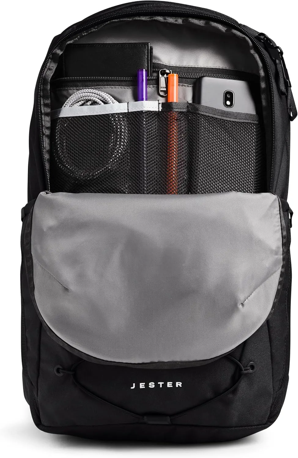THE NORTH FACE Women's Jester Everyday Laptop Backpack - PFAS Free, TNF Black-NPF, One Size