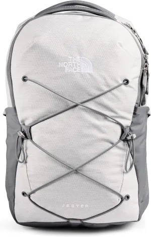 THE NORTH FACE Women's Jester Everyday Laptop Backpack, TNF White Metallic Mélange/Mid Grey, One Size