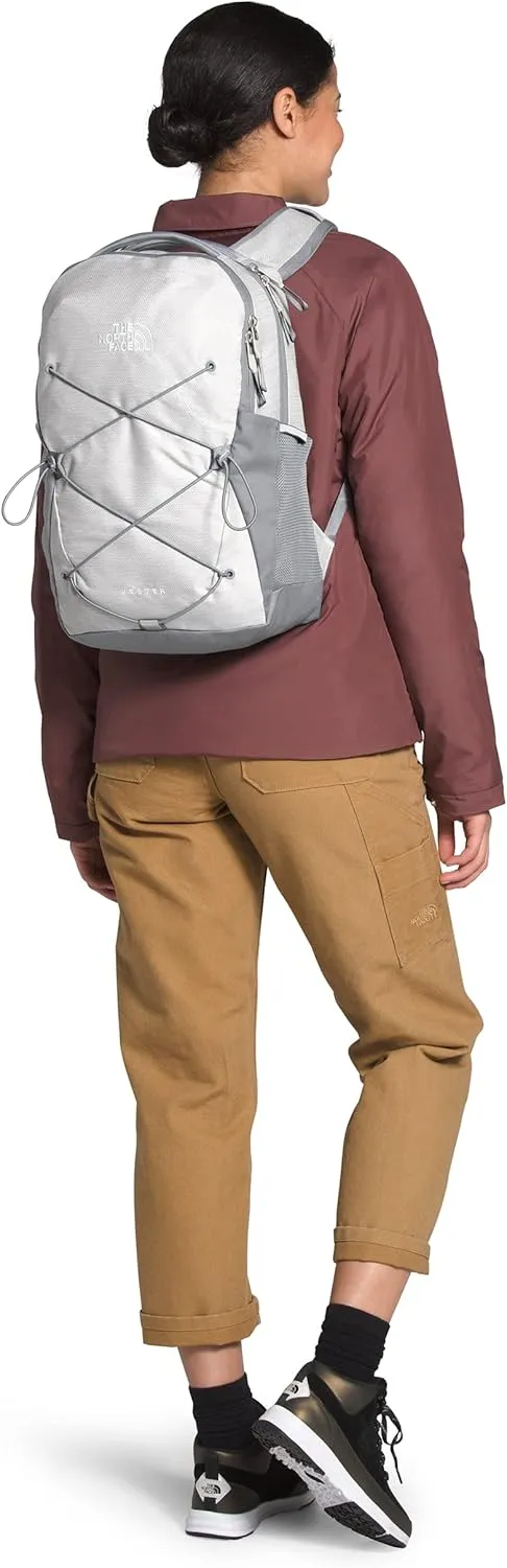 THE NORTH FACE Women's Jester Everyday Laptop Backpack, TNF White Metallic Mélange/Mid Grey, One Size