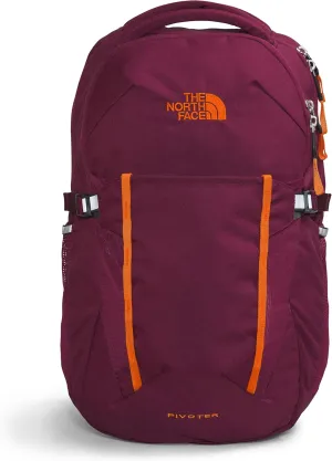 THE NORTH FACE Women's Pivoter Everyday Laptop Backpack, Boysenberry/Mandarin, One Size