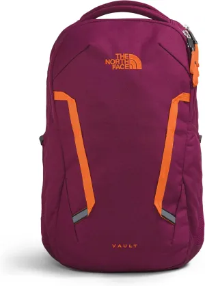 THE NORTH FACE Women's Vault Everyday Laptop Backpack, Boysenberry/Mandarin, One Size