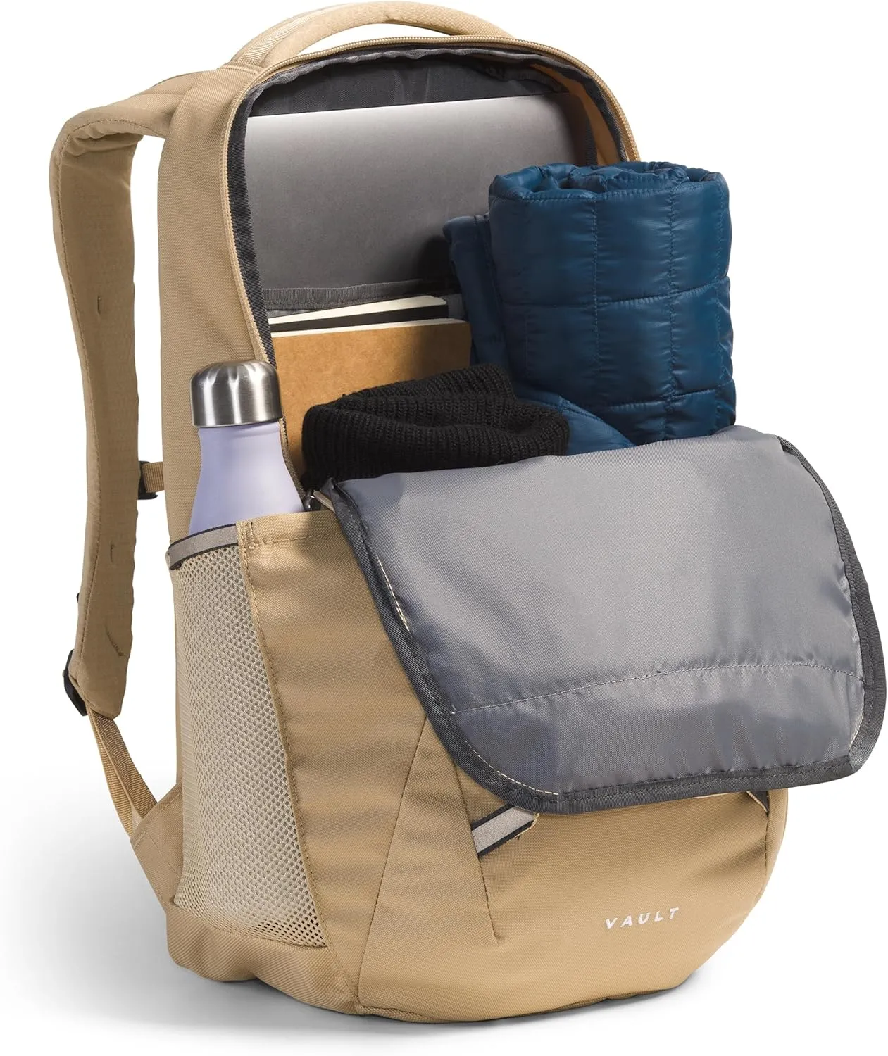 THE NORTH FACE Women's Vault Everyday Laptop Backpack, Khaki Stone, One Size