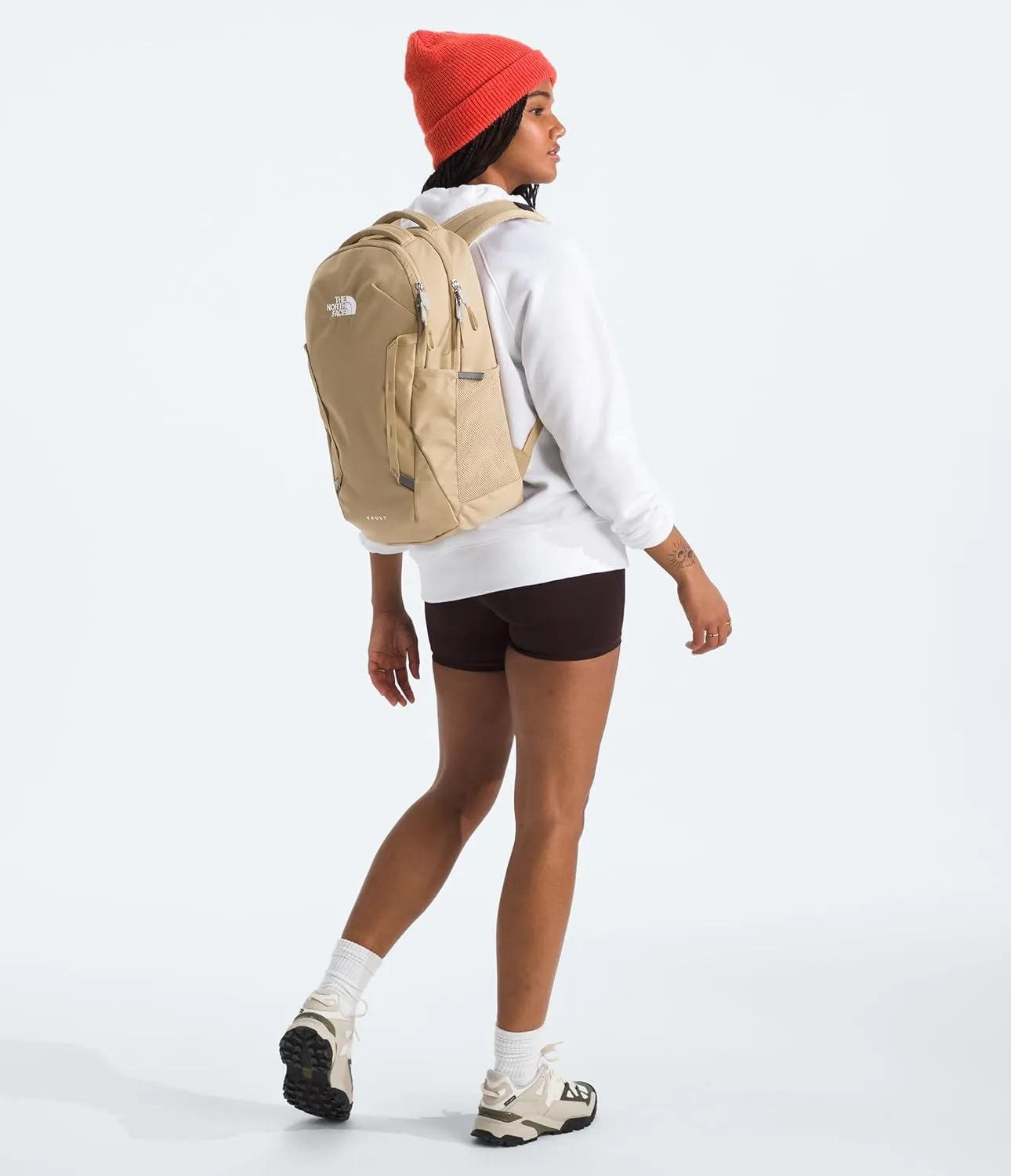 THE NORTH FACE Women's Vault Everyday Laptop Backpack, Khaki Stone, One Size
