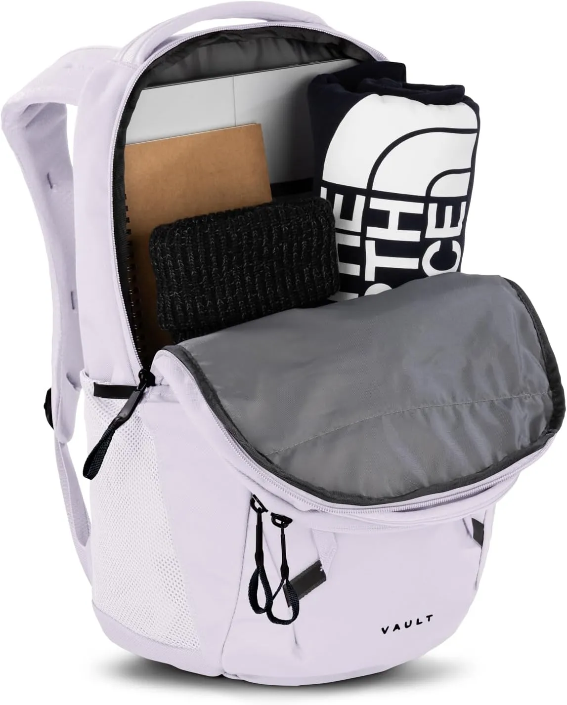 THE NORTH FACE Women's Vault Everyday Laptop Backpack, Lavender Fog/TNF Black, One Size