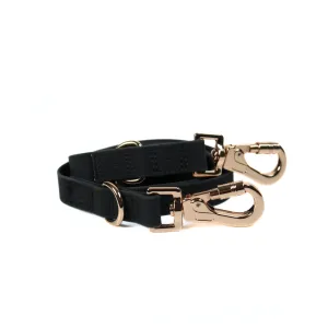 The Ultra Hands Free Leash with Traffic Handle | Matte Charcoal Black