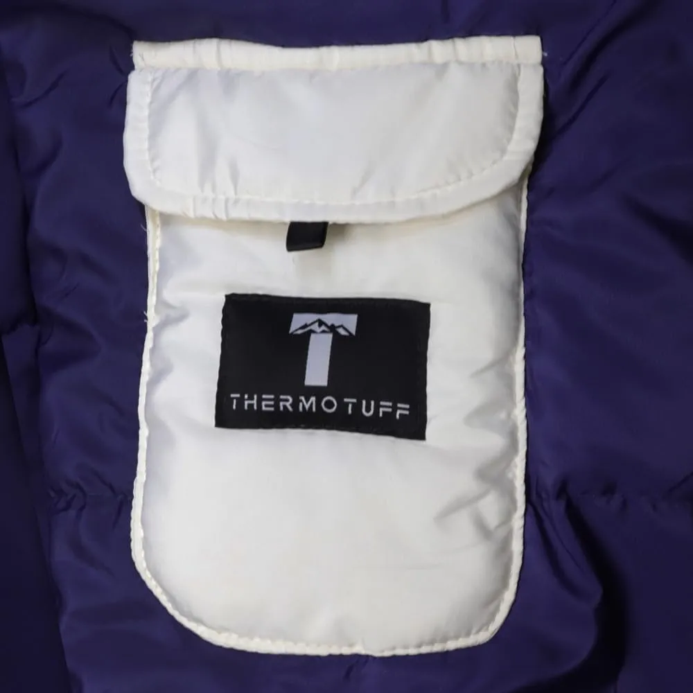 Thermotuff Wearable Sleeping Bag with Dual Hoodie, Long Sleeves, Pockets & Adjustable Drawstring - Ideal for Camping, Cold Weather Hiking, and Stadium Sak Blanket