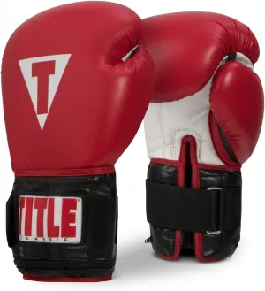 TITLE Boxing Classic Power Weighted Gloves - Weighted, Boxing, MMA, Men's Kickboxing Gloves for Hand Speed & Heavy Bag Training