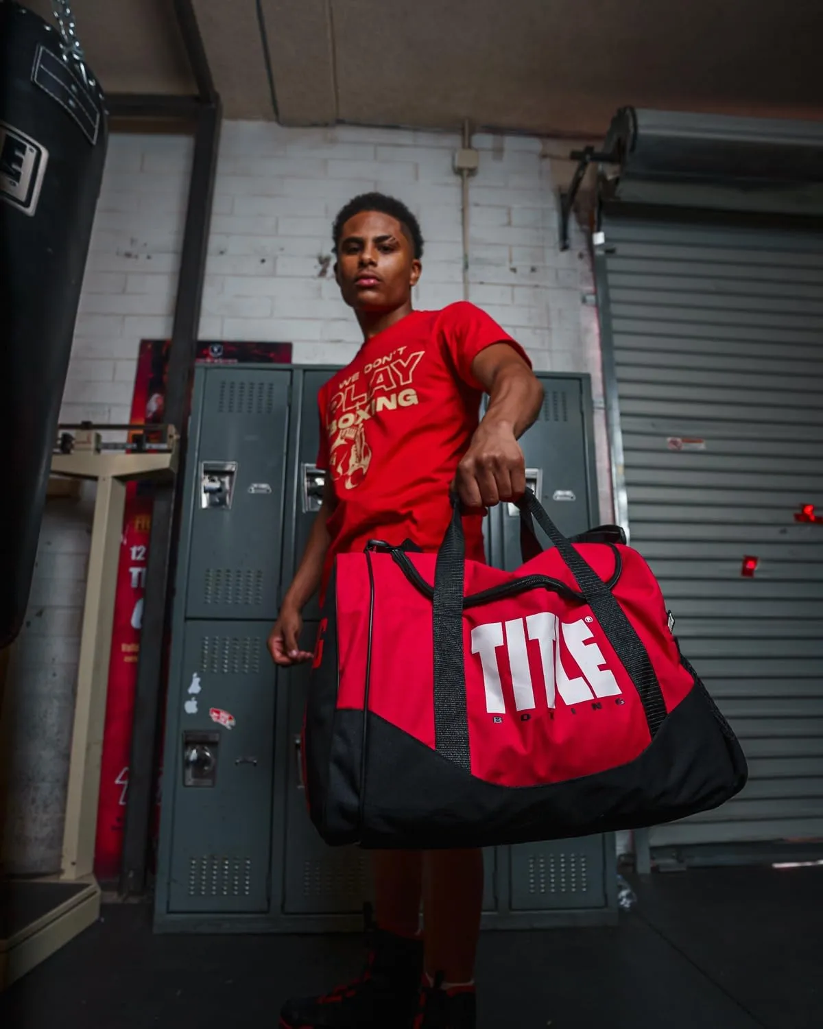 TITLE Boxing Individual Sport Bag (Red)