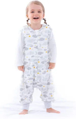 Toddler Sleeping Sack with Feet, Walker Sleep Sack, 0.5Tog