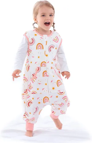 Toddler Sleeping Sack with Feet, Walker Sleep Sack, 0.5Tog