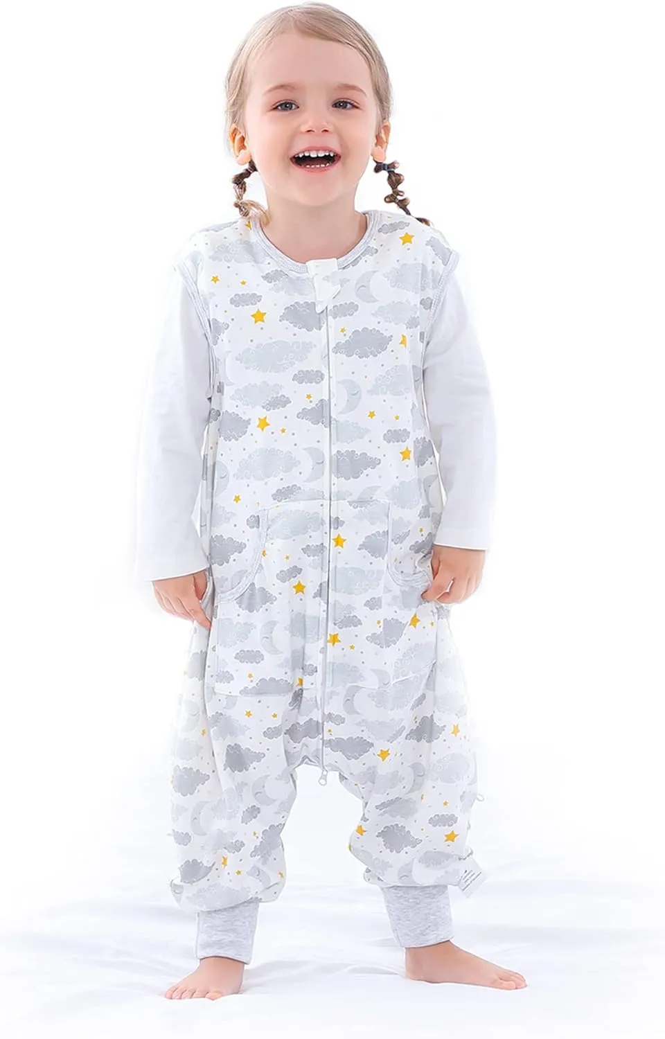 Toddler Sleeping Sack with Feet, Walker Sleep Sack, 0.5Tog