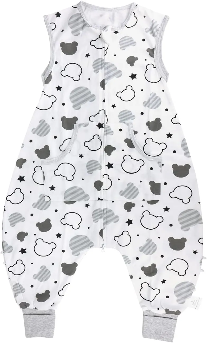 Toddler Sleeping Sack with Feet, Walker Sleep Sack, 0.5Tog