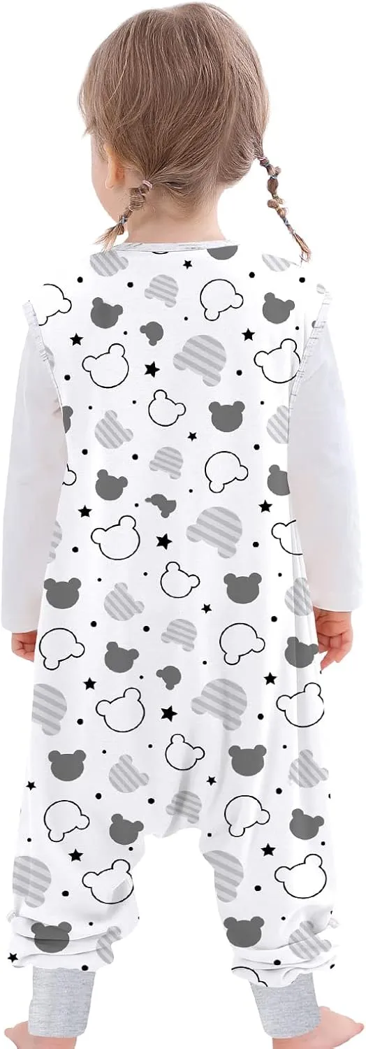 Toddler Sleeping Sack with Feet, Walker Sleep Sack, 0.5Tog