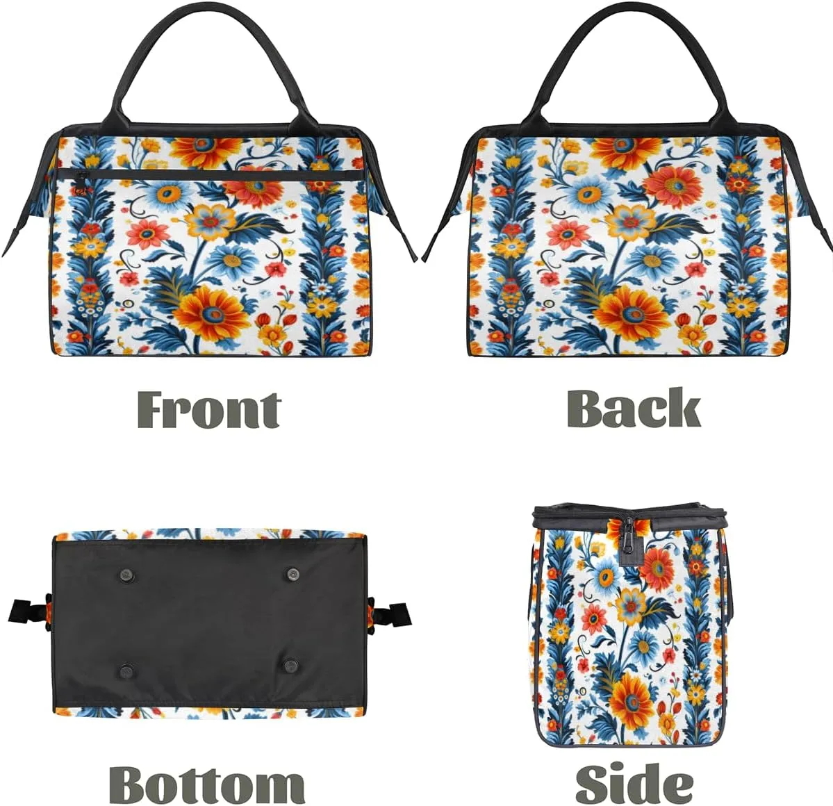 Tote Bag for Women, Lightweight Tote Bag with Zipper, Large Shoulder Bag Handbag for Travel, Work
