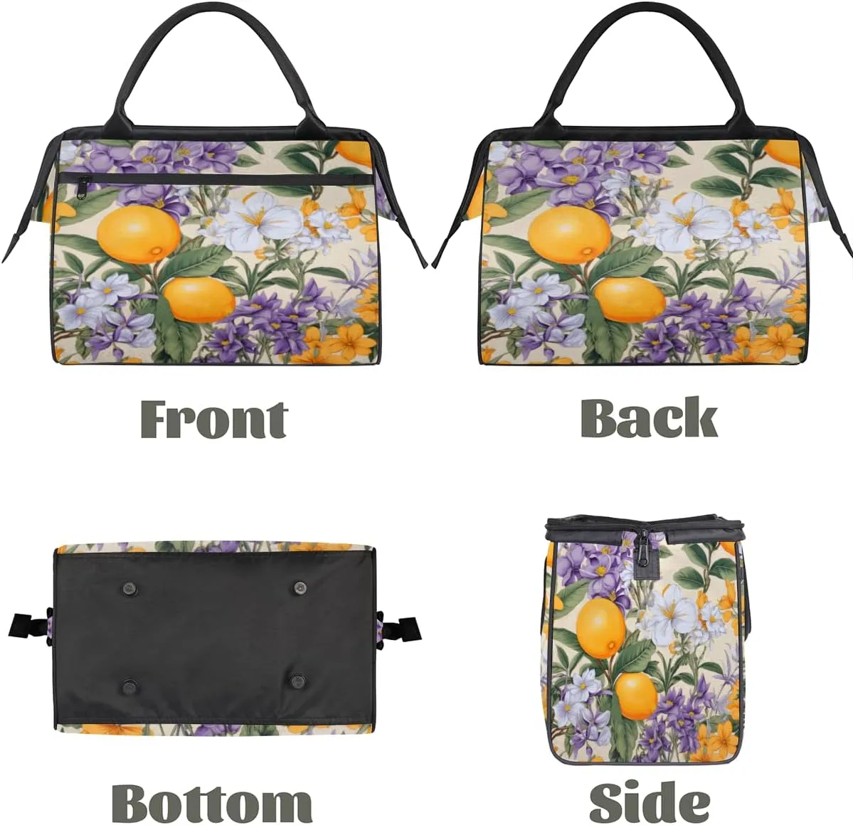 Tote Bag for Women, Lightweight Tote Bag with Zipper, Large Shoulder Bag Handbag for Travel, Work