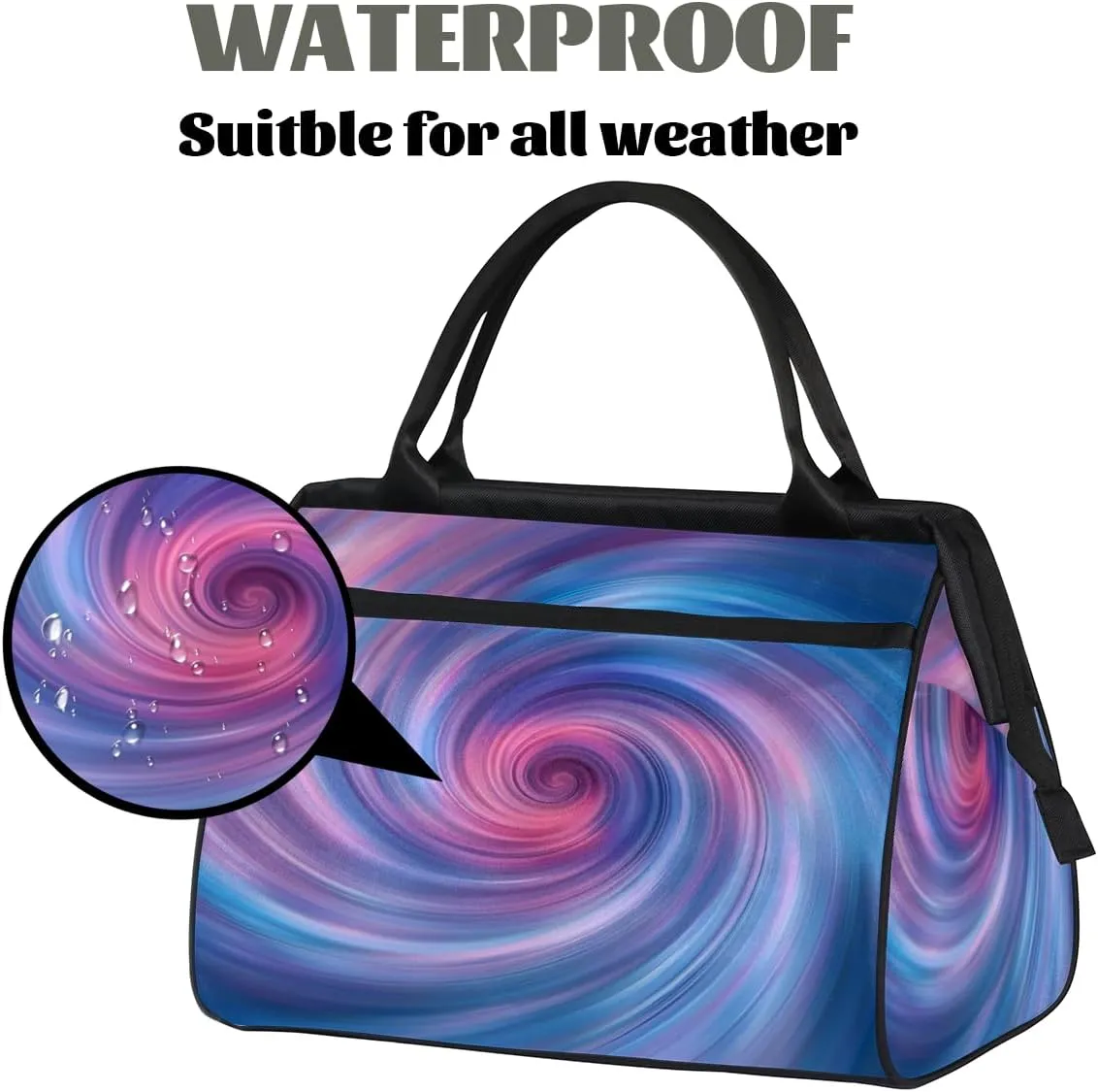 Tote Bag for Women, Lightweight Tote Bag with Zipper, Large Shoulder Bag Handbag for Travel, Work