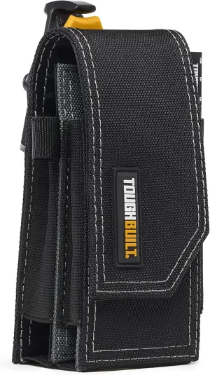 ToughBuilt - Smart Phone Pouch with Pencil Pockets - Compatible with Most Tool Belts, Heavy Duty Construction (Smartphone Plus Pouch)