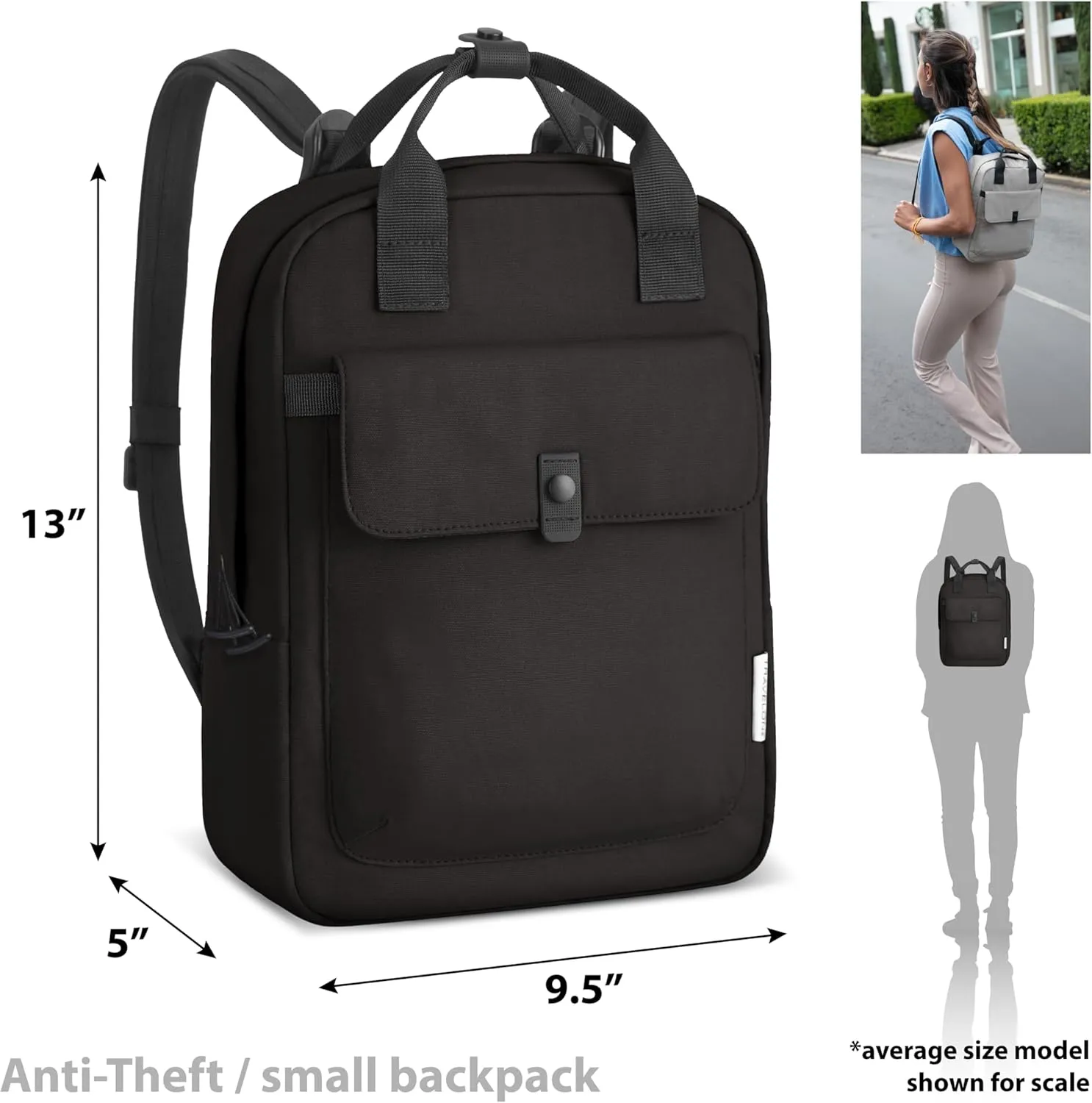 Travelon Anti-Theft Origin Small Backpack