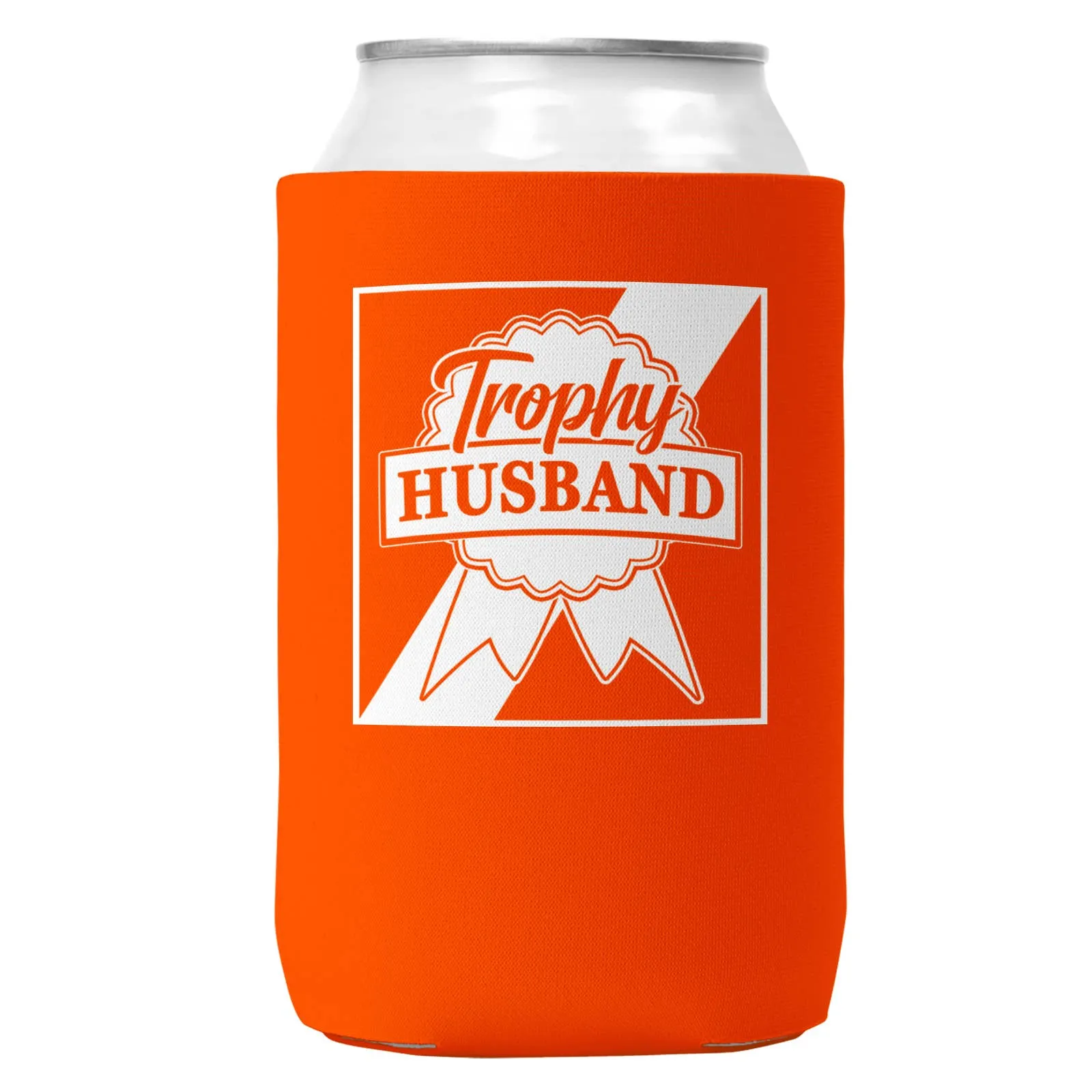 Trophy Husband Can Coozie/Cooler for 12oz Cans