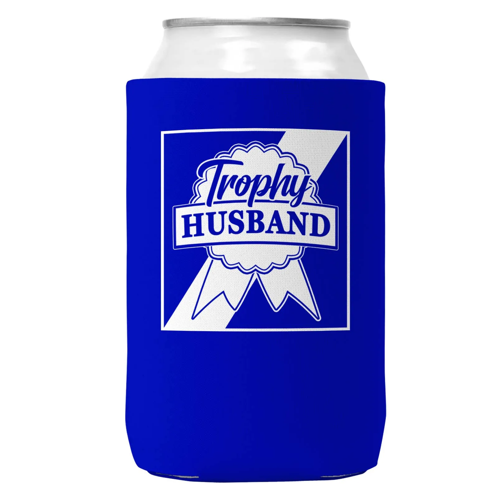 Trophy Husband Can Coozie/Cooler for 12oz Cans