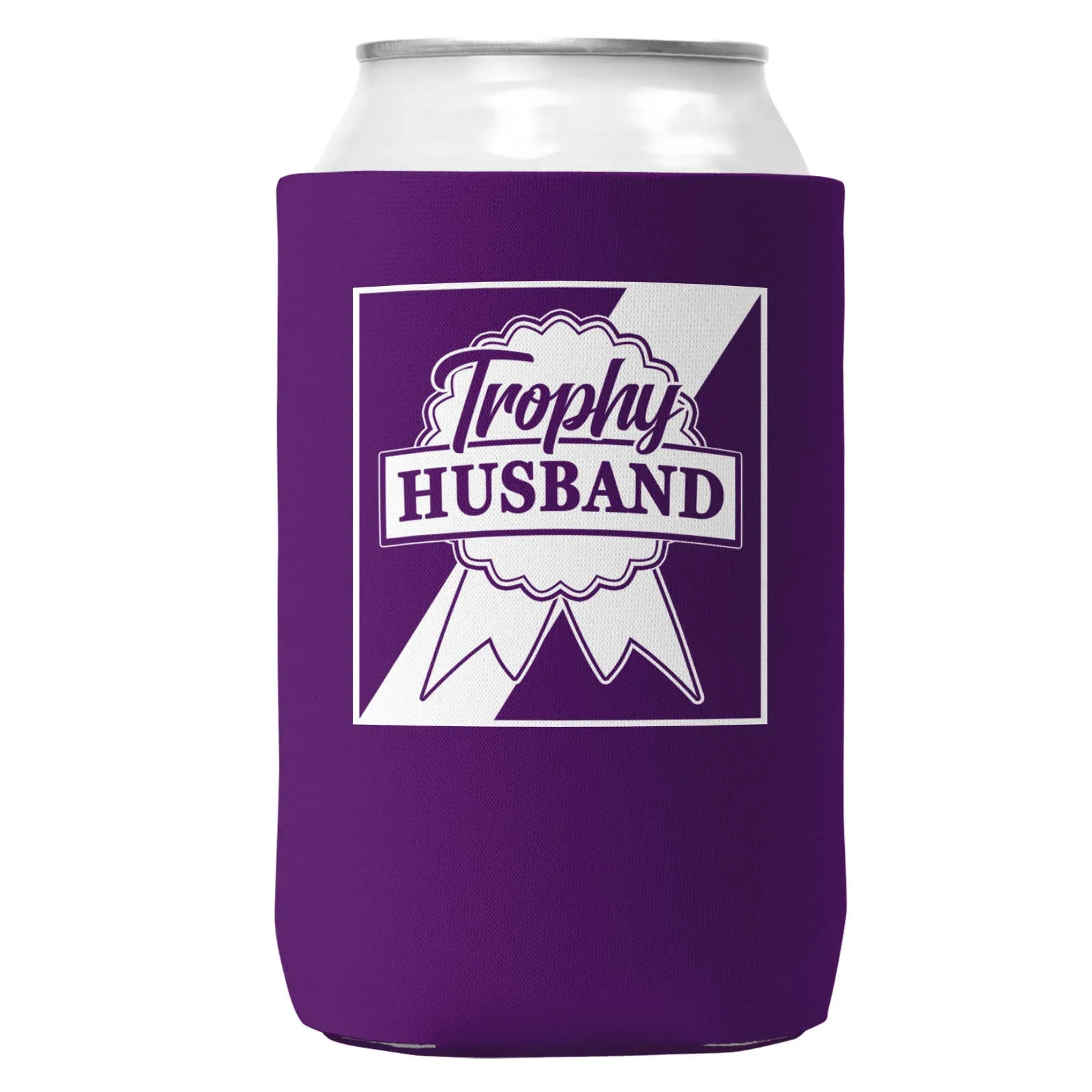 Trophy Husband Can Coozie/Cooler for 12oz Cans
