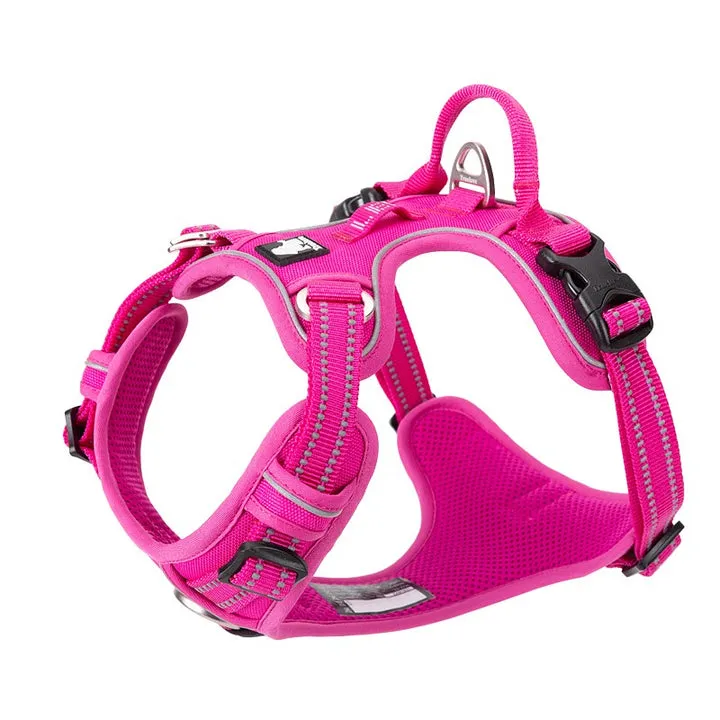 True Love No Pull Explosion Proof Dog Harness - Pink, XS