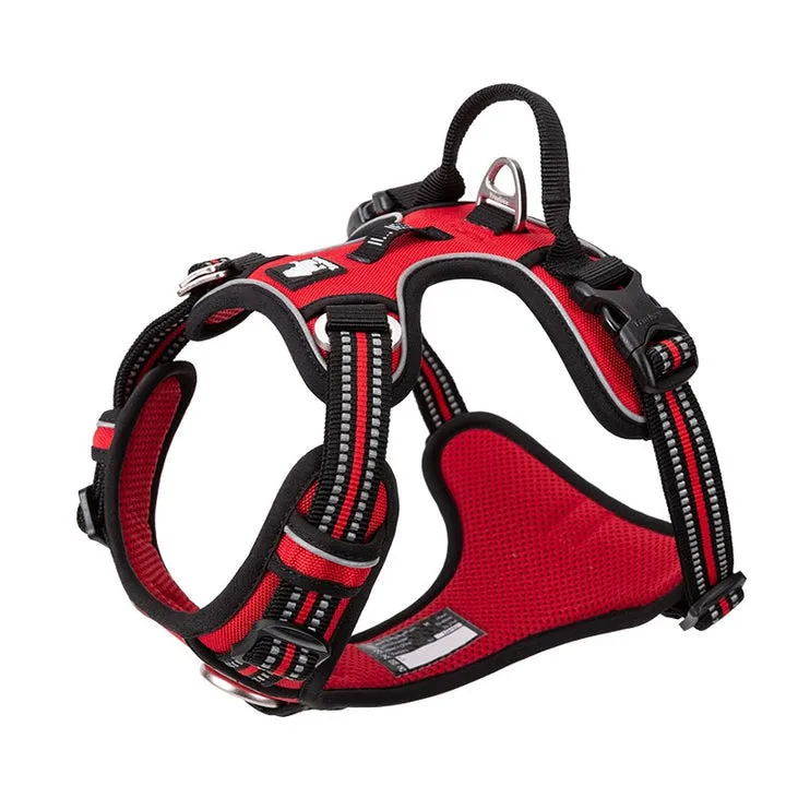 True Love No Pull Explosion Proof Dog Harness - Red, XS
