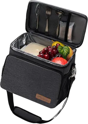 TuErcao Cooler Bag 24 Cans Leakproof Portable Collapsible Soft Cooler Small Ice Chest for Beach Camping Travel Cooler for Car, 15qt Lunch Box Cooler for Men Work Picnic