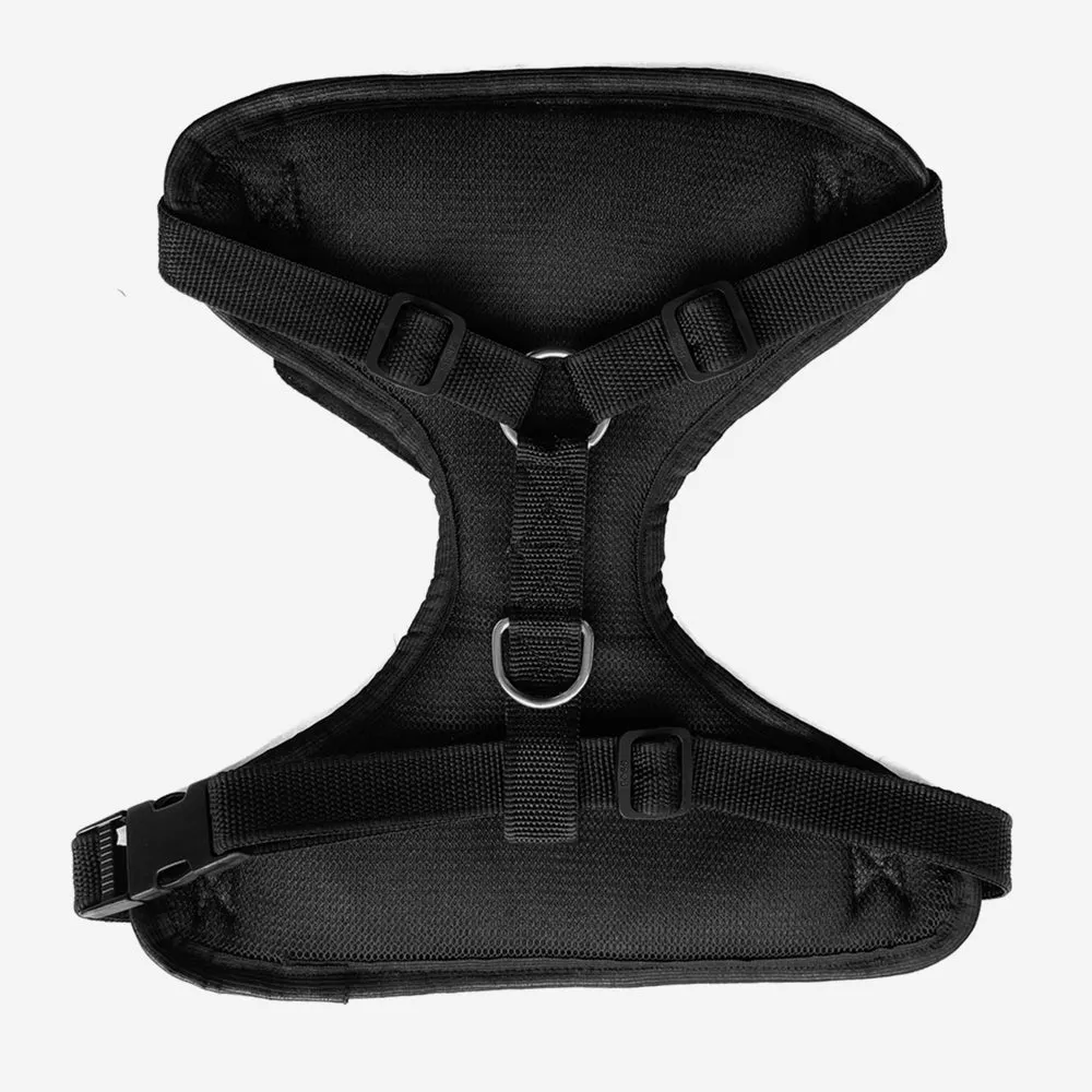 Tuxedo Dog Body Mesh Harness - Black