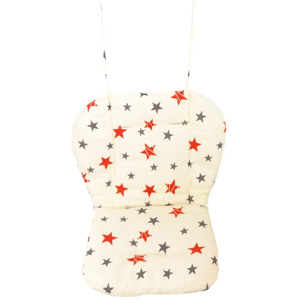 Twoworld Baby High Chair Seat Cushion Liner Mat Pad Cover Breathable（Star）