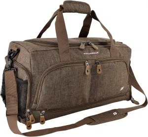 Ultimate Gym Bag 2.0: The Durable Crowdsource Designed Duffel Bag with 10 Optimal Compartments Including Water Resistant Pouch