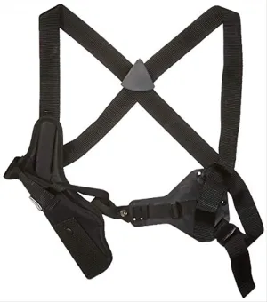 Uncle Mike's Sidekick Vertical Shoulder Holster Vert Shoulder Holster Kodra Black Size 4, RH, Clam 83041