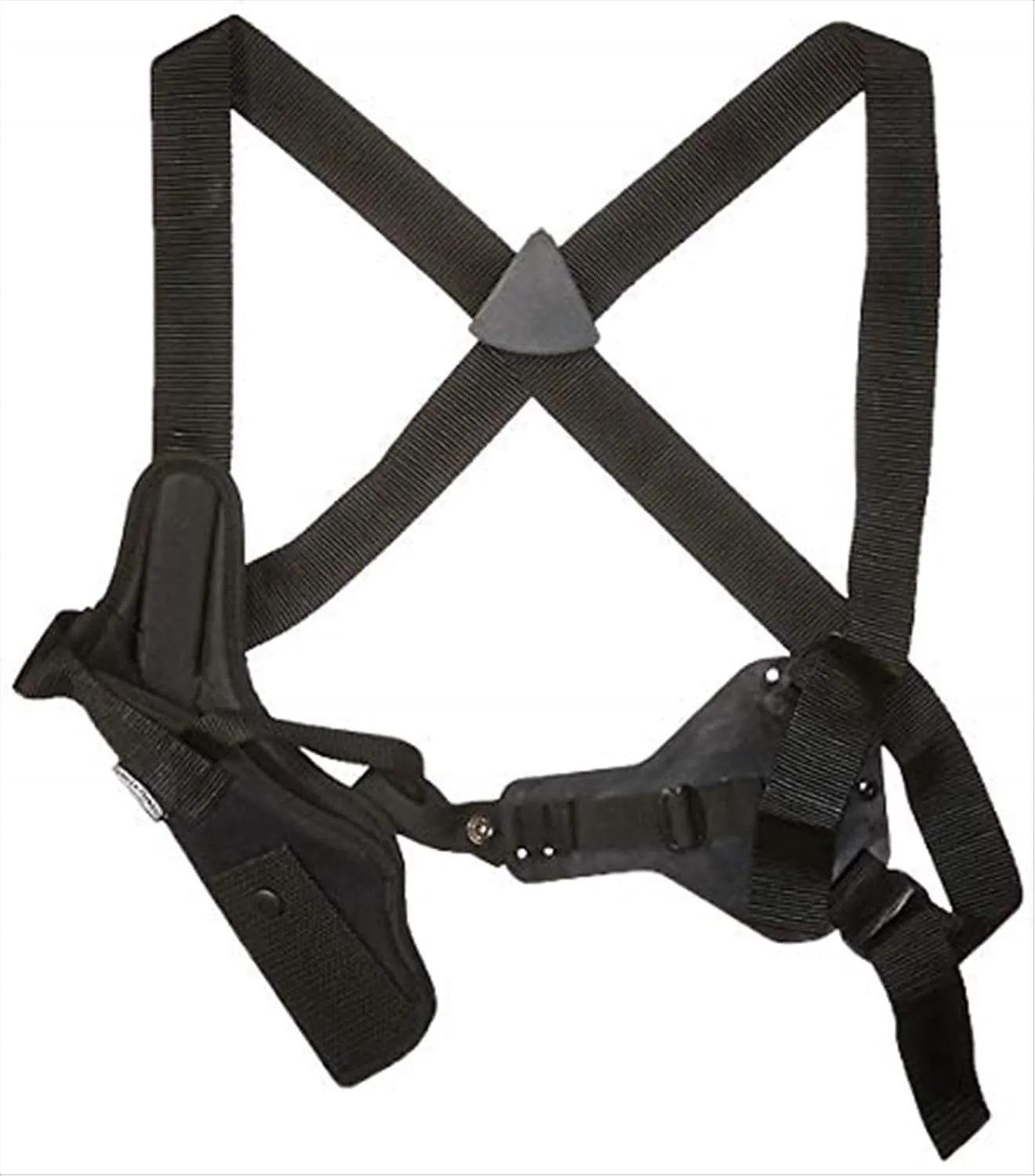 Uncle Mike's Sidekick Vertical Shoulder Holster Vert Shoulder Holster Kodra Black Size 4, RH, Clam 83041
